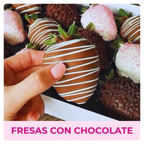 FRESAS CON CHOCOLATE